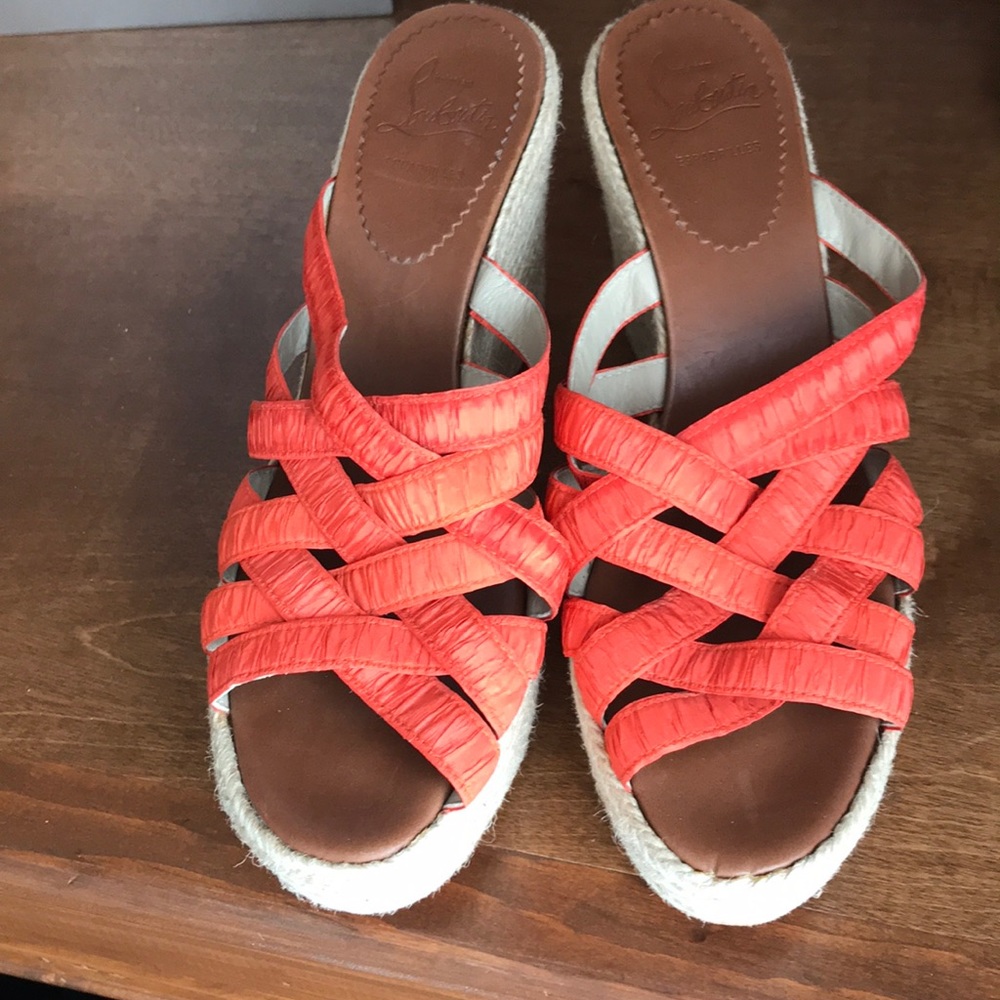 Christian louboutin summer espadrilles